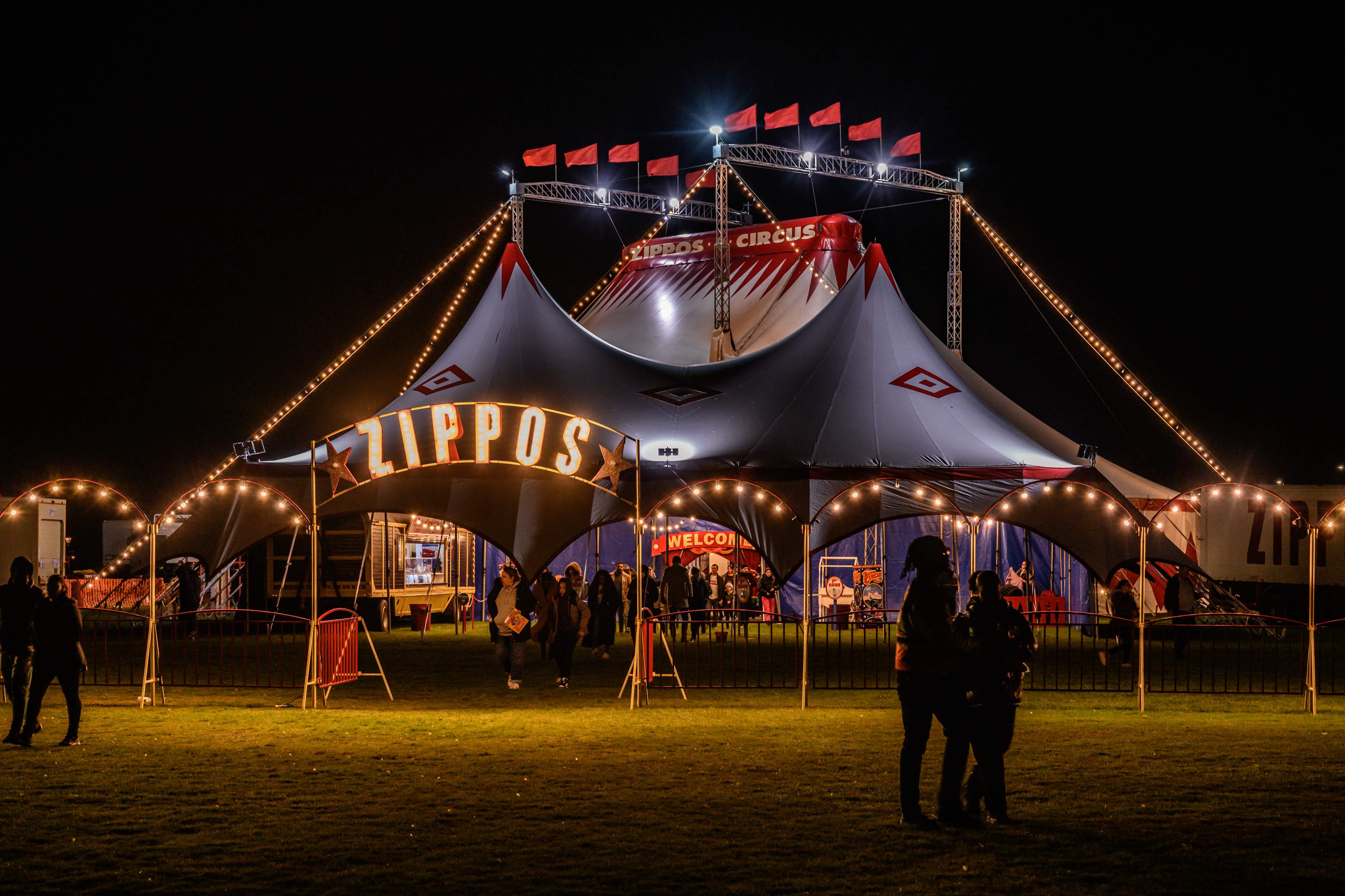 Zippos Circus Big Top End of Night